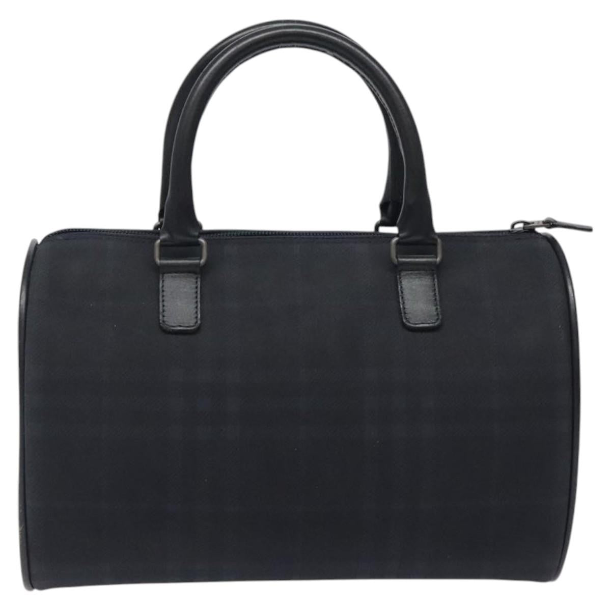 Burberry Nova check boston bag Canvas, NAVY, CANVAS, Handbag