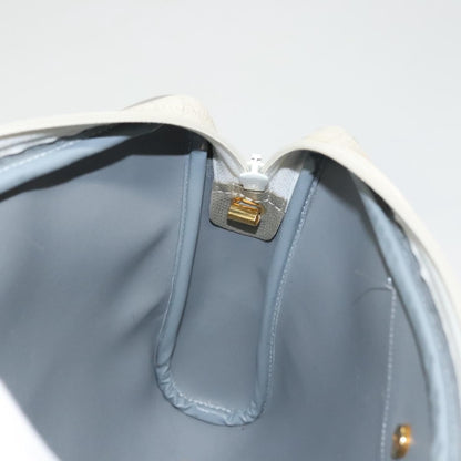 Christian Dior Vintage Honeycomb Shoulder Bag Canvas, WHITE, CANVAS, Shoulder bag