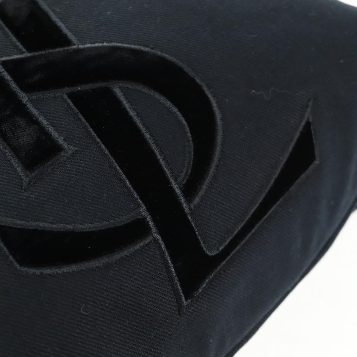 Saint Laurent Kahala Drawstring Tote Canvas, BLACK, CANVAS, Tote bag