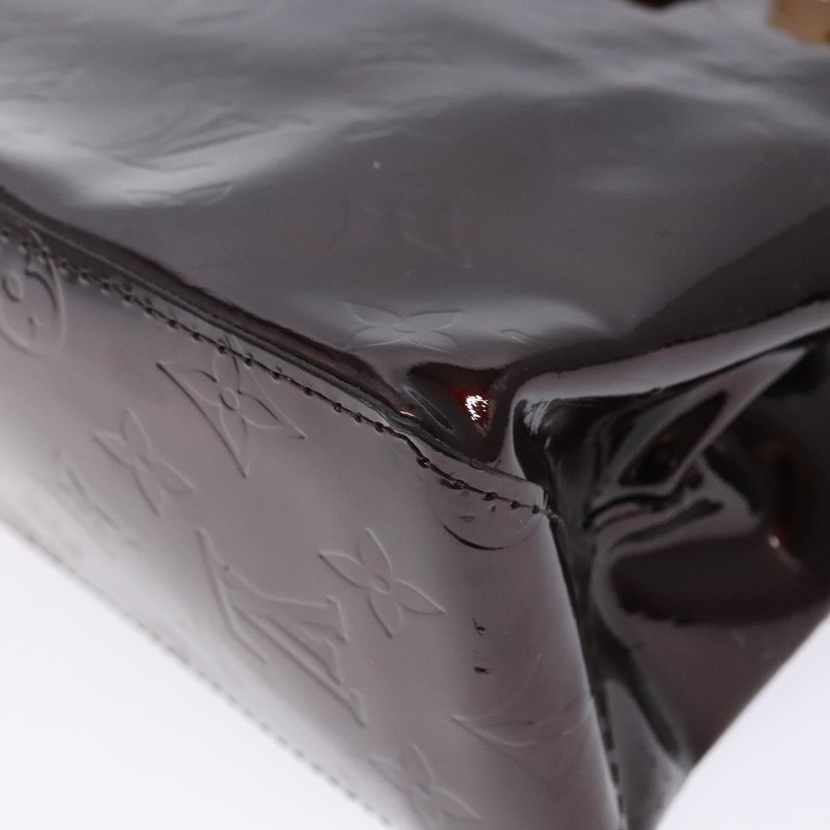 Louis Vuitton Reade Handbag Monogram Vernis, BURGUNDY, PATENT_LEATHER, Handbag