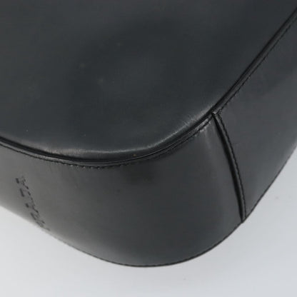Prada Vintage Handbag Leather, BLACK, LEATHER, Shoulder bag