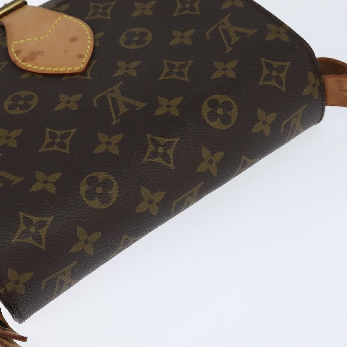 Louis Vuitton Cartouchiere Handbag Monogram Canvas, BROWN, CANVAS, Shoulder bag