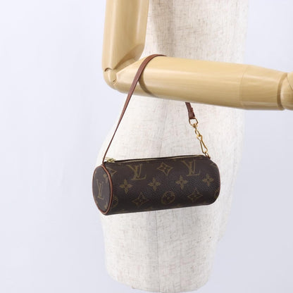 Louis Vuitton Papillon Pochette Monogram Canvas, BROWN, CANVAS, Clutche & pouche