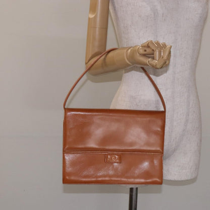 Loewe Anagram handbag Leather, BROWN, LEATHER, Handbag