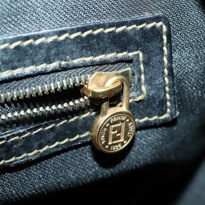 Fendi Pequin Front Pocket Backpack Coated Canvas, BROWN, PVC, Backpack