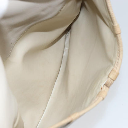 Celine Vintage Shoulder Bag Leather, BEIGE, LEATHER, Shoulder bag