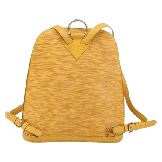 Louis Vuitton Gobelins Backpack Epi Leather, Yellow, Leather, Backpack