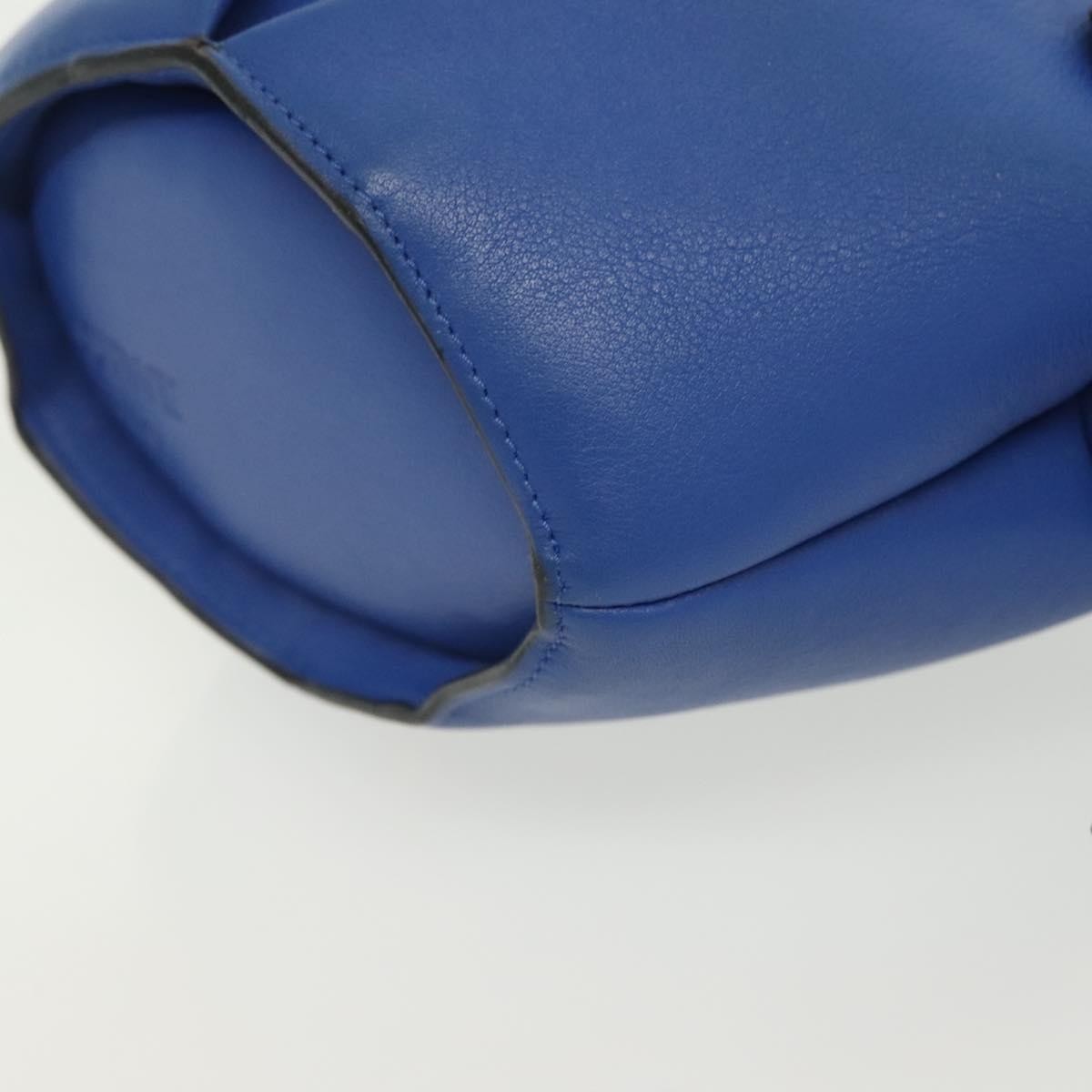 Loewe Elephant Bag Leather, BLUE, LEATHER, Bag