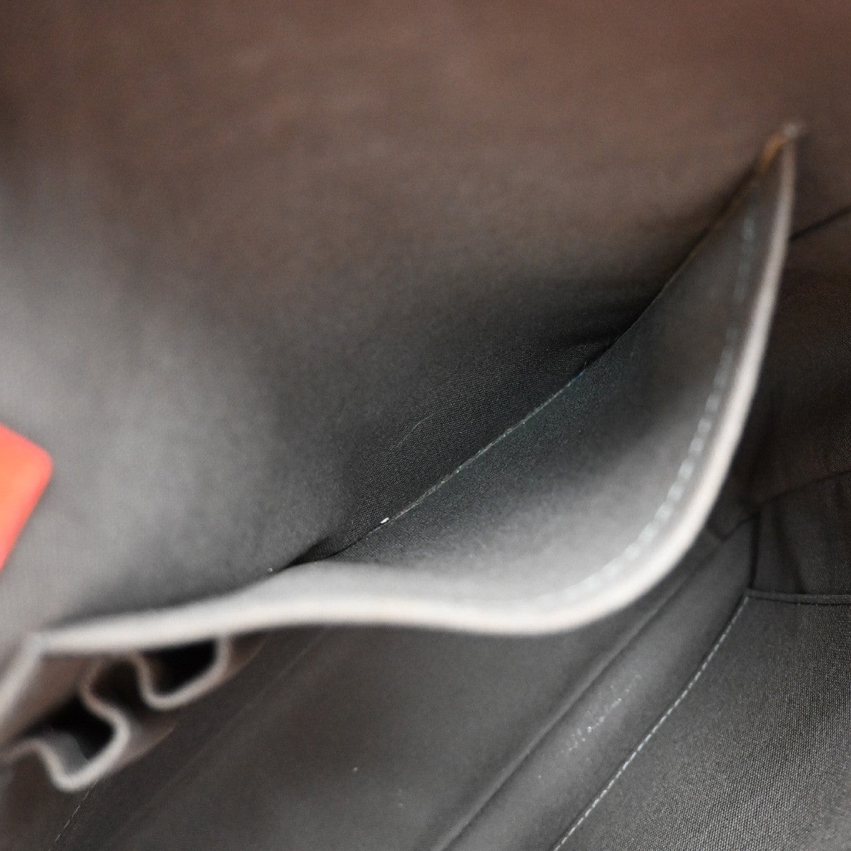 Louis Vuitton Tadao Handbag Damier Infini Leather, RED, LEATHER, Handbag