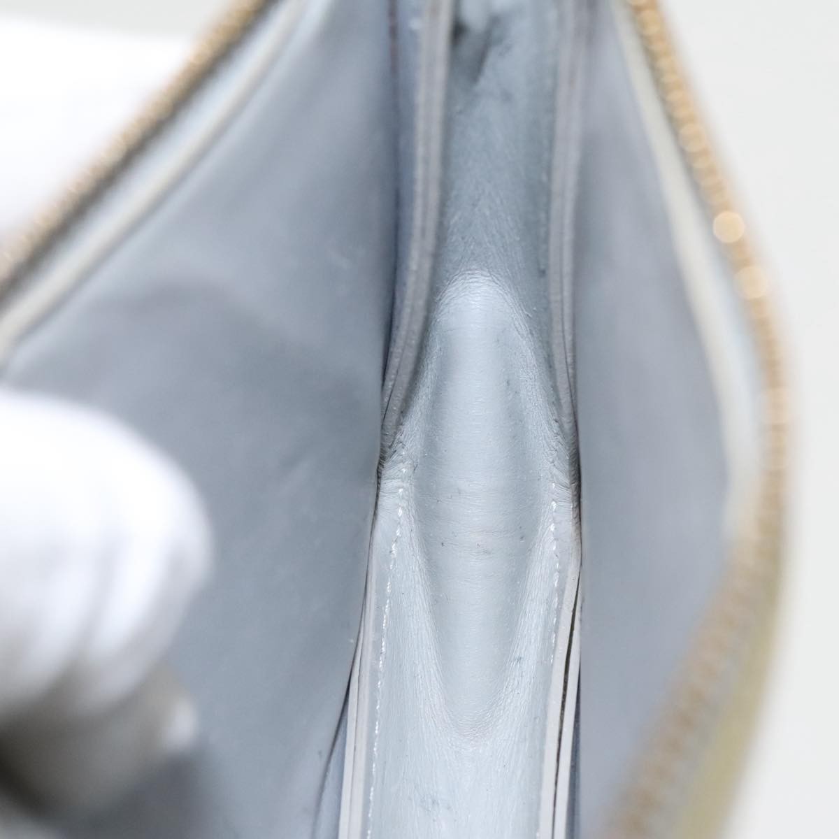 Louis Vuitton Lexington Pochette Monogram Vernis, GRAY, PATENT_LEATHER, Clutche & pouche