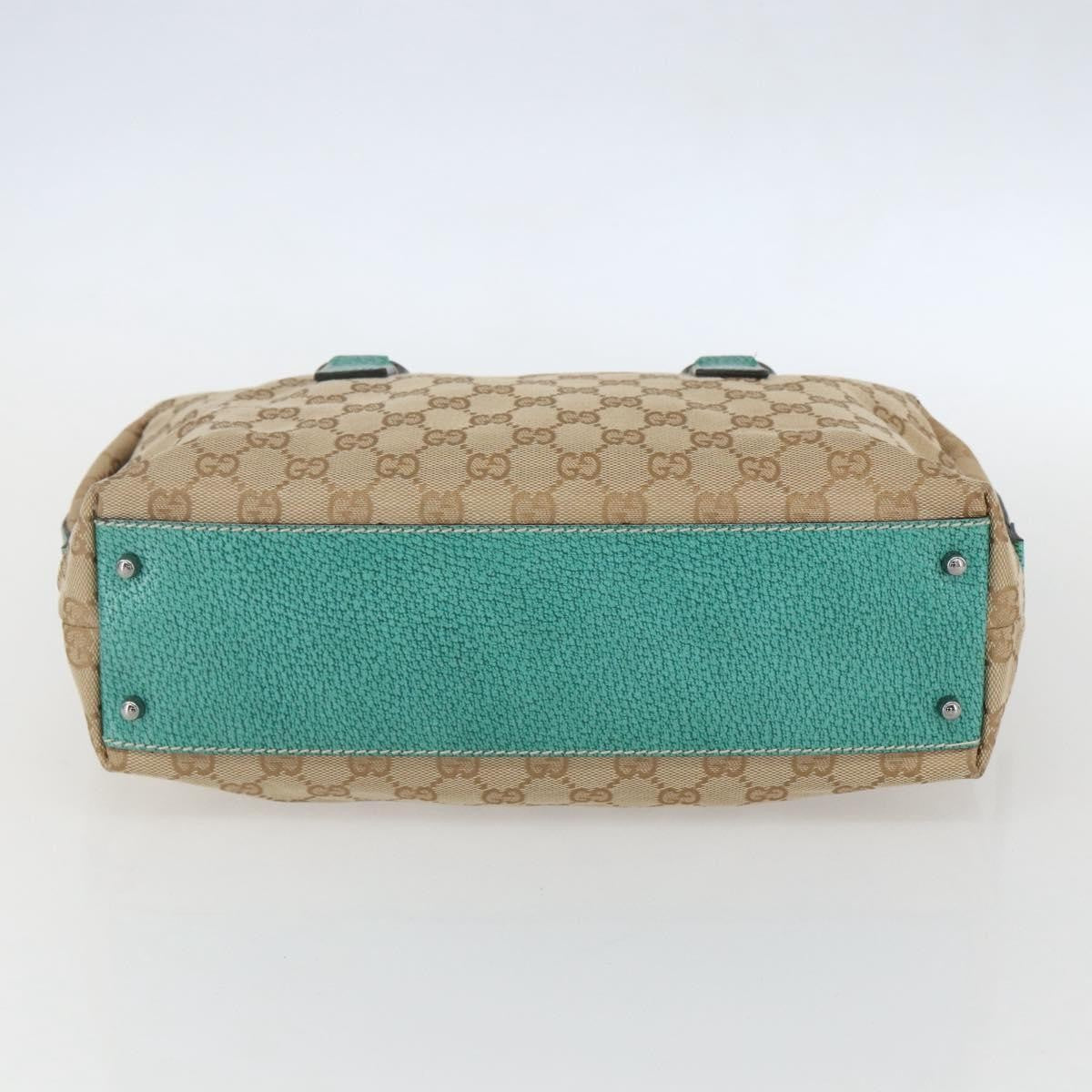 Gucci Vintage Zip Boston Bag GG Canvas, BEIGE, CANVAS, Handbag