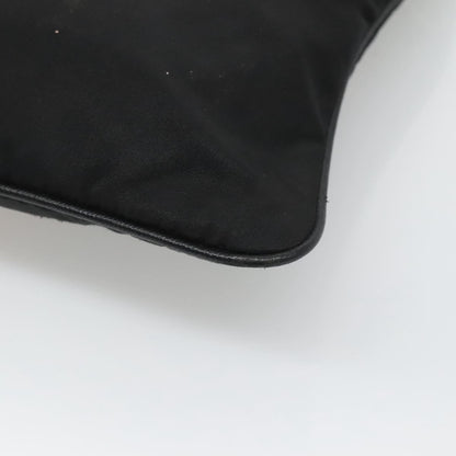 Prada Flat Crossbody Bag Tessuto, BLACK, NYLON, Shoulder bag