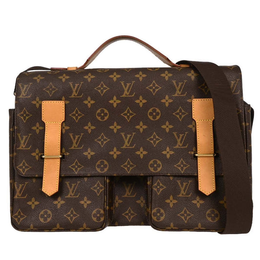Louis Vuitton Broadway Bag Monogram Canvas, BROWN, CANVAS, Handbag