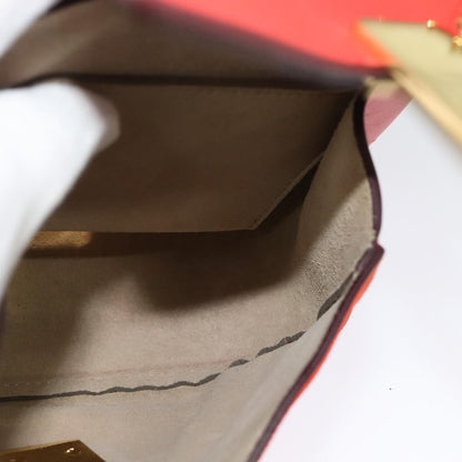 Chloe Drew Crossbody Bag Leather and Suede, RED, SUEDE, Shoulder bag