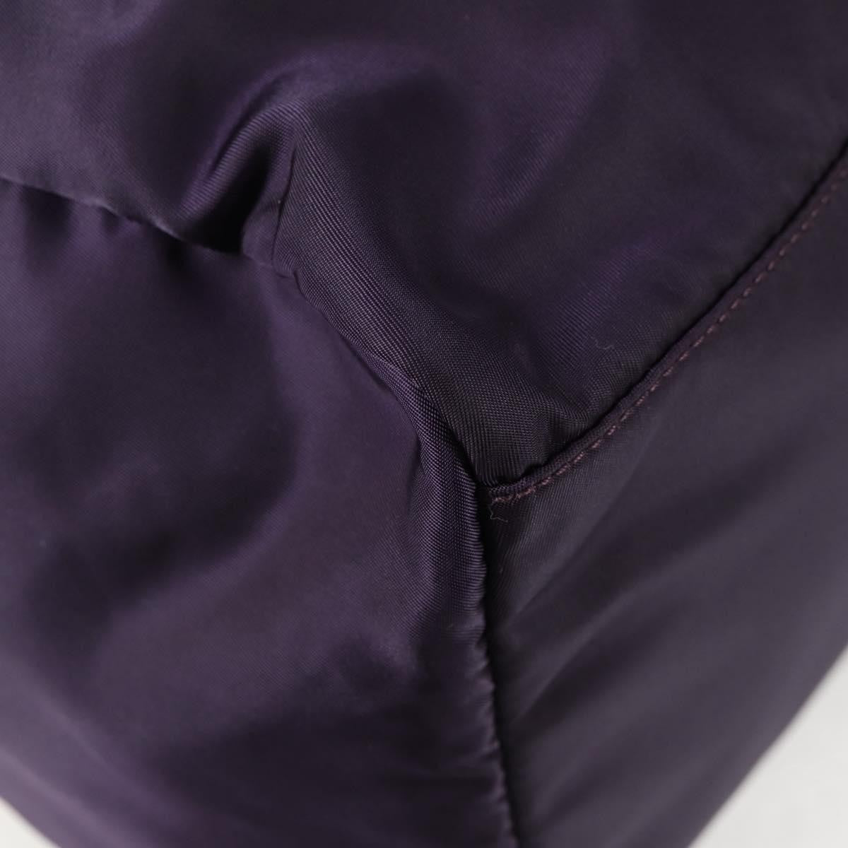 Prada Vintage Boston Bag Nylon, PURPLE, NYLON, Bag