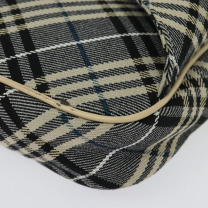 Burberry Waist Bag Vintage Check Canvas, BLUE, CANVAS, Shoulder bag