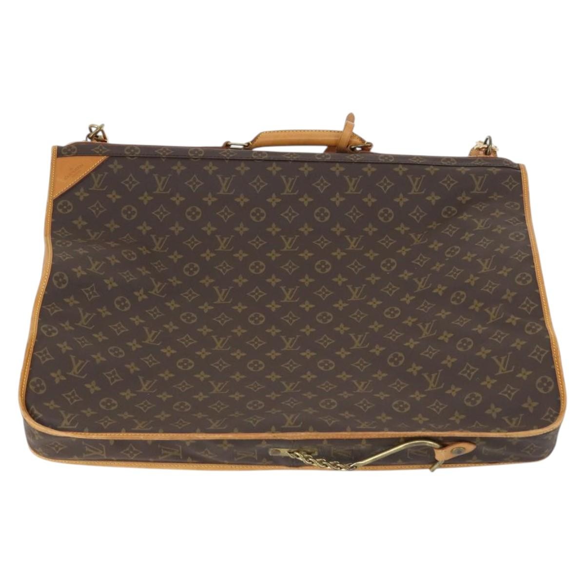 Louis Vuitton Garment Carrier Bag Monogram Canvas, BROWN, CANVAS, Travel bag