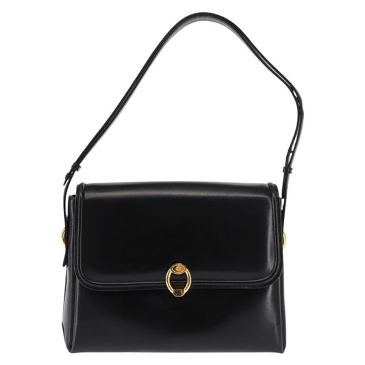 Gucci Shoulder bag black leather, BLACK, LEATHER, Shoulder bag
