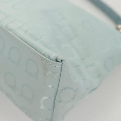 Salvatore Ferragamo Vintage Gancini Pochette Nylon, BLUE, NYLON, Clutche & pouche