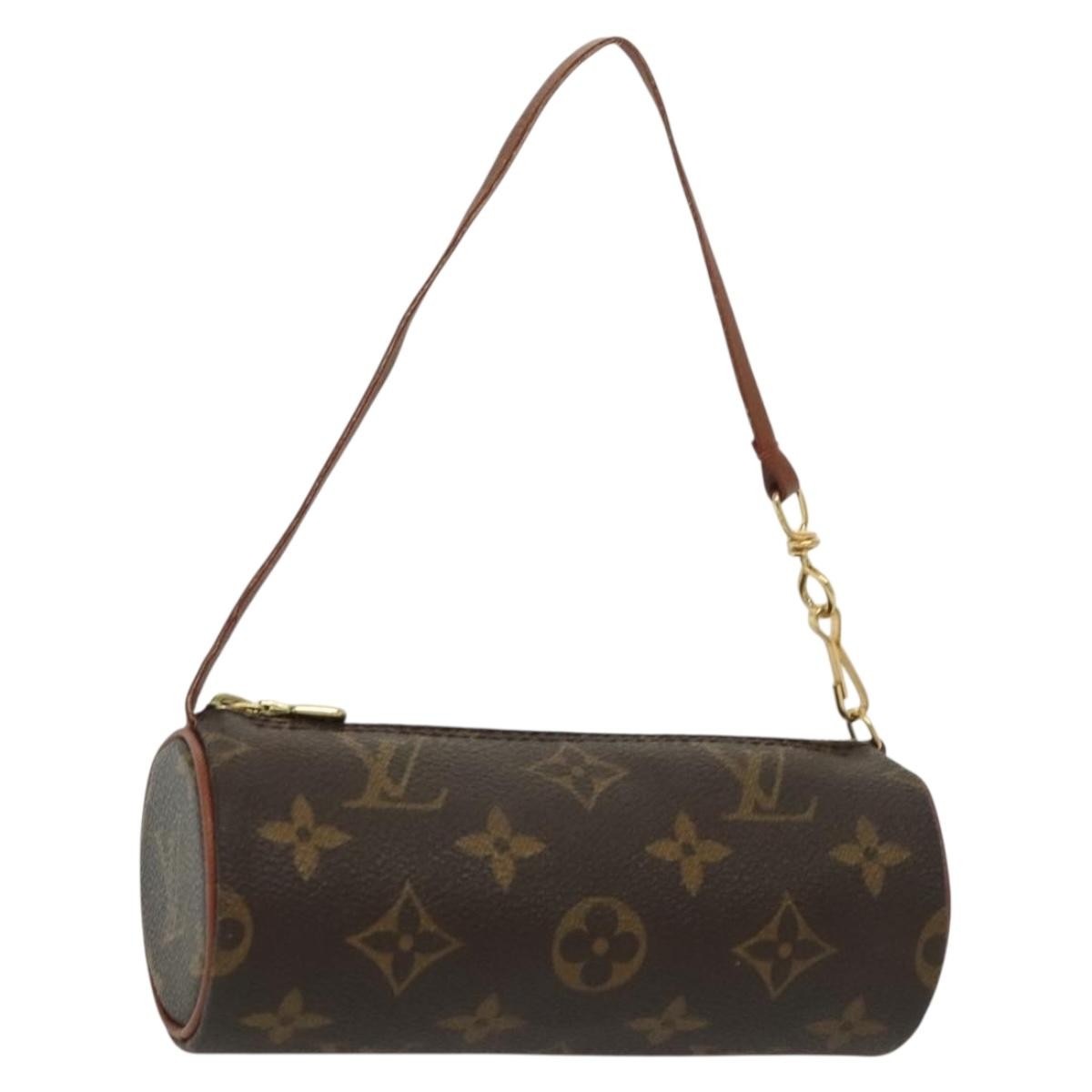 Louis Vuitton Papillon Pochette Monogram Canvas, BROWN, CANVAS, Handbag