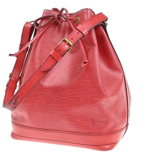 Louis Vuitton Noe Handbag Epi Leather, RED, LEATHER, Handbag
