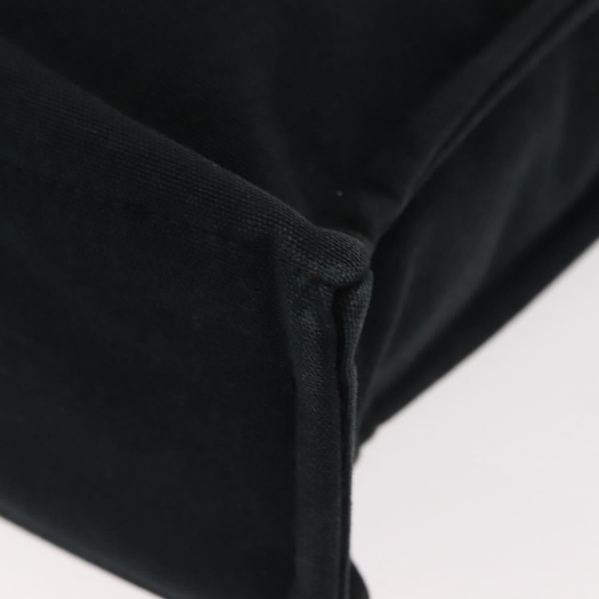 Hermes Fourre Tout Tote Canvas, BLACK, CANVAS, Tote bag