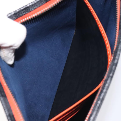 Louis Vuitton Pochette Voyage Epi Leather with Damier Graphite, BLUE, LEATHER, Clutche & pouche