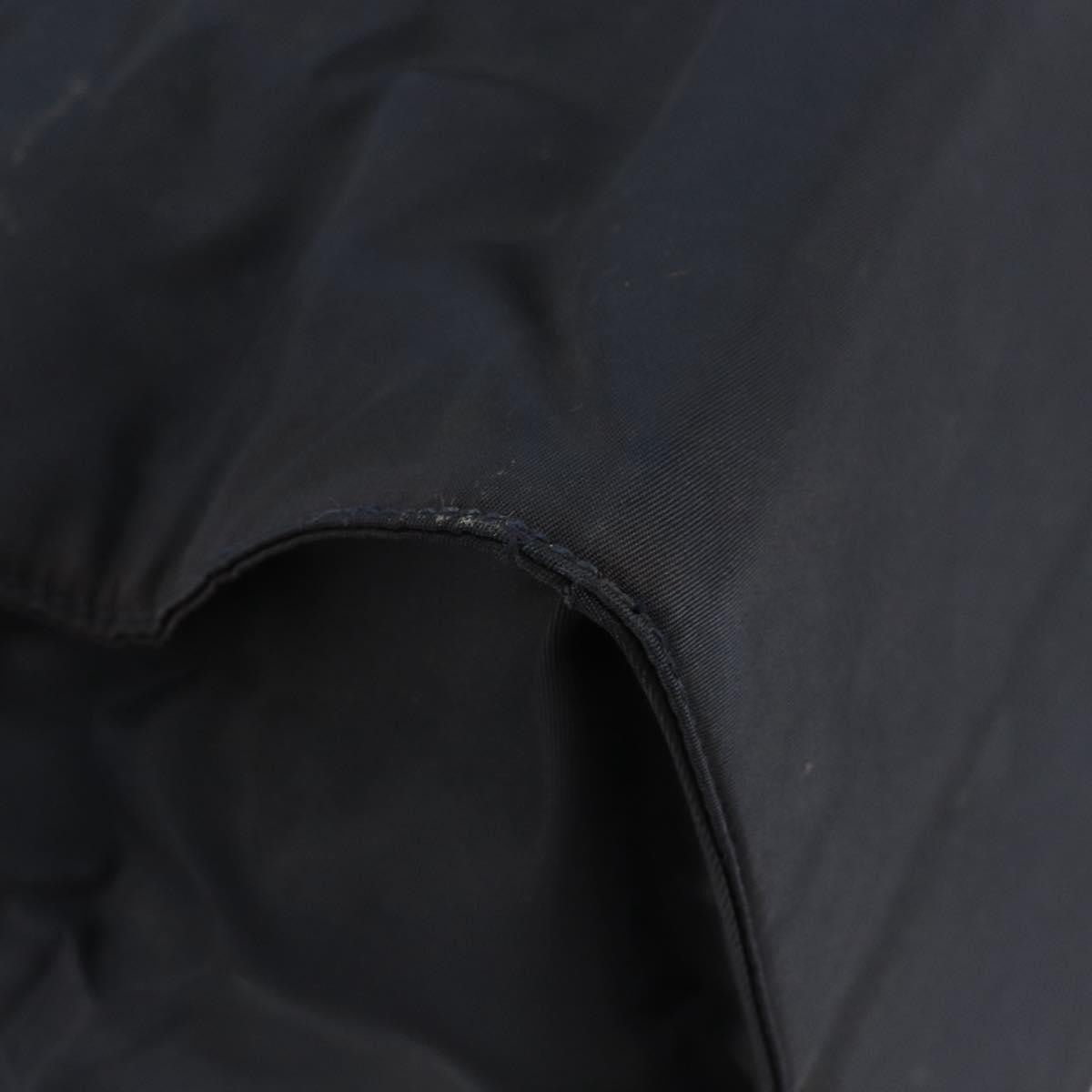 Prada Metal Handles Tote Tessuto, BLACK, NYLON, Tote bag