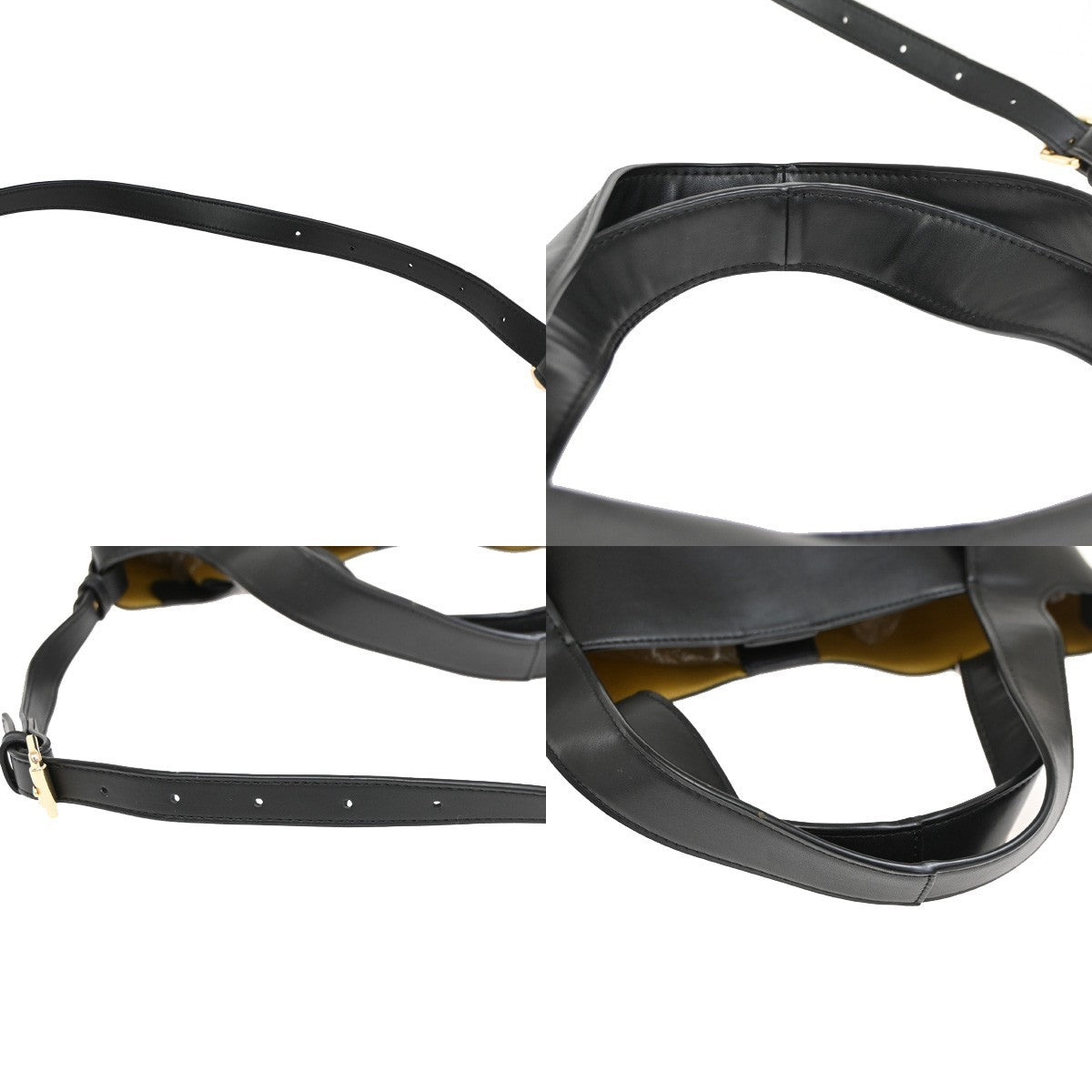 Stella McCartney Alter Tote Perforated Faux Leather, BLACK, FAUX_FUR, Tote bag