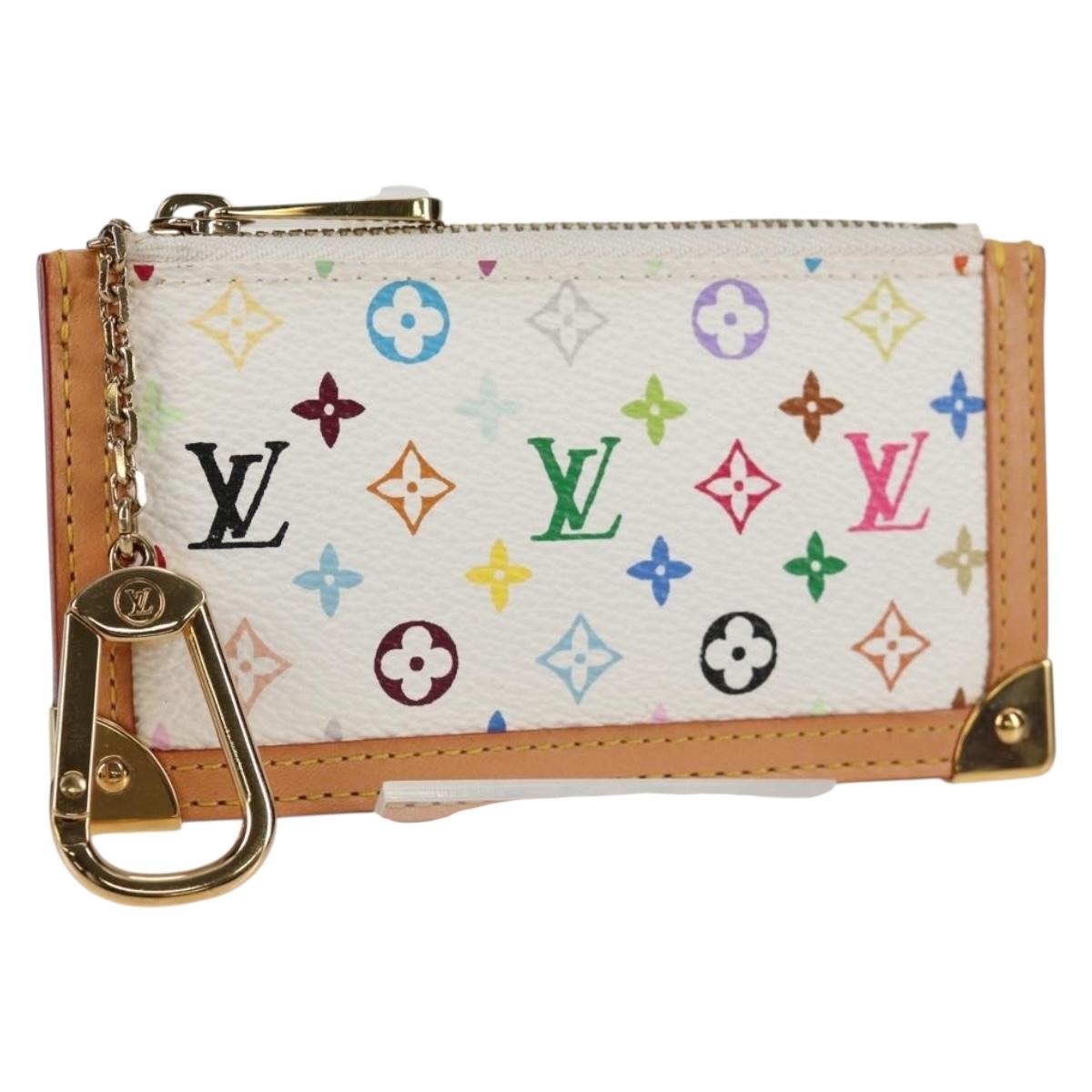 Louis Vuitton Pochette clés NM Canvas, MULTICOLOUR, CANVAS, Wallets