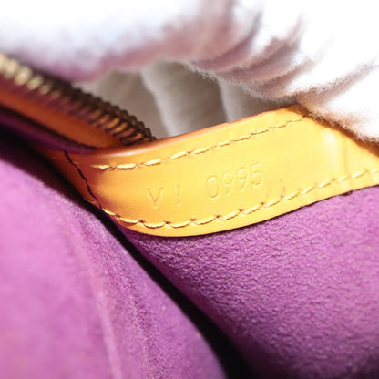 Louis Vuitton Lussac Handbag Epi Leather, YELLOW, LEATHER, Handbag