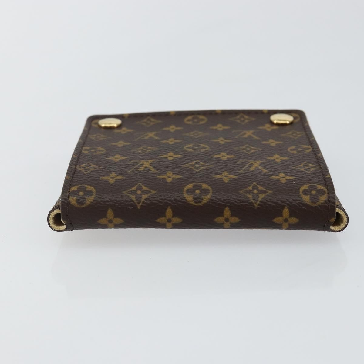 Louis Vuitton CASE JEWELRY BOX Canvas, BROWN, CANVAS, Wallets
