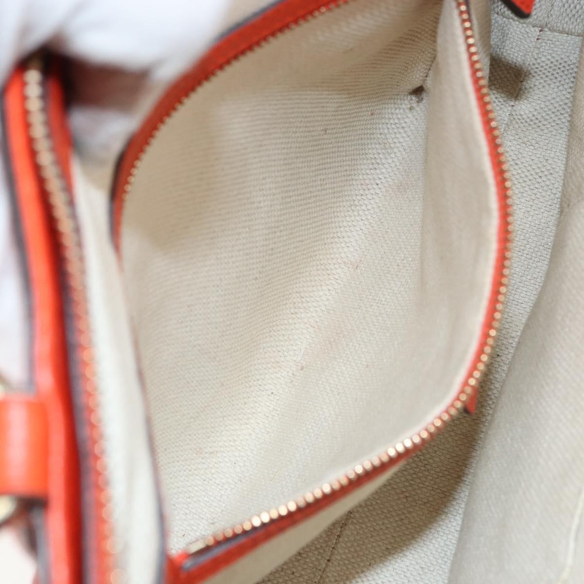 Gucci Soho Convertible Top Handle Bag Leather, ORANGE, LEATHER, Handbag
