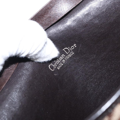 Christian Dior Vintage Trotter Shoulder Bag Canvas, BROWN, CANVAS, Shoulder bag