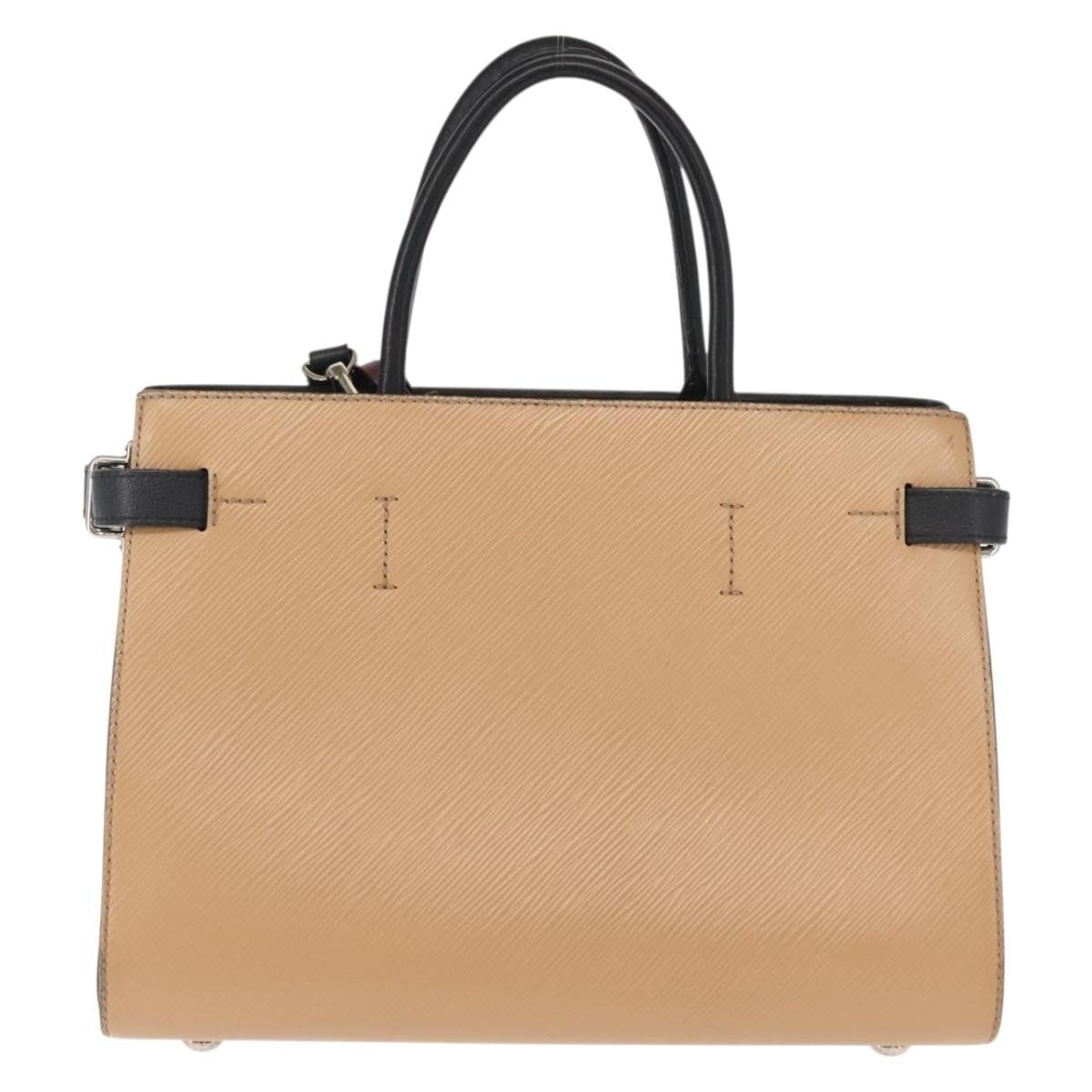 Louis Vuitton Twist Tote Epi Leather, BEIGE, LEATHER, Tote bag