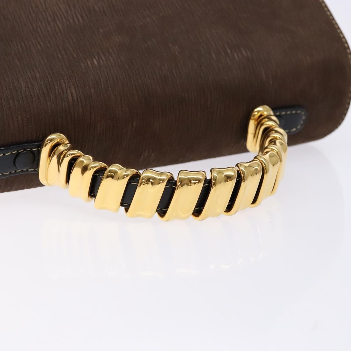 Loewe Vintage Velazquez Top Handle Bag Leather, BROWN, LEATHER, Handbag