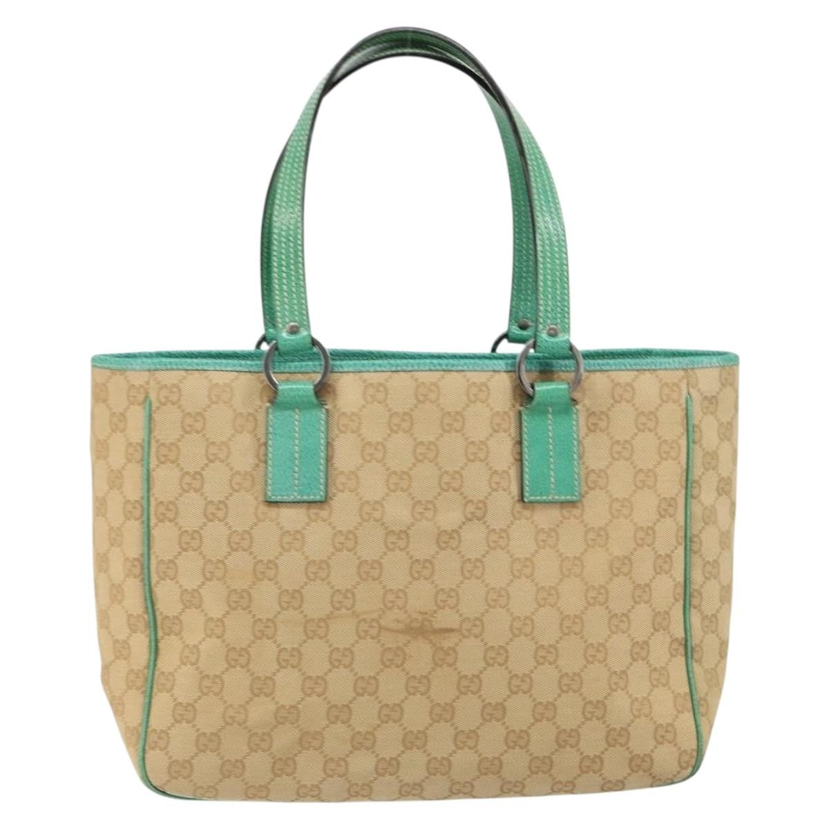Gucci Vintage Open Tote GG Canvas, BEIGE, CANVAS, Tote bag