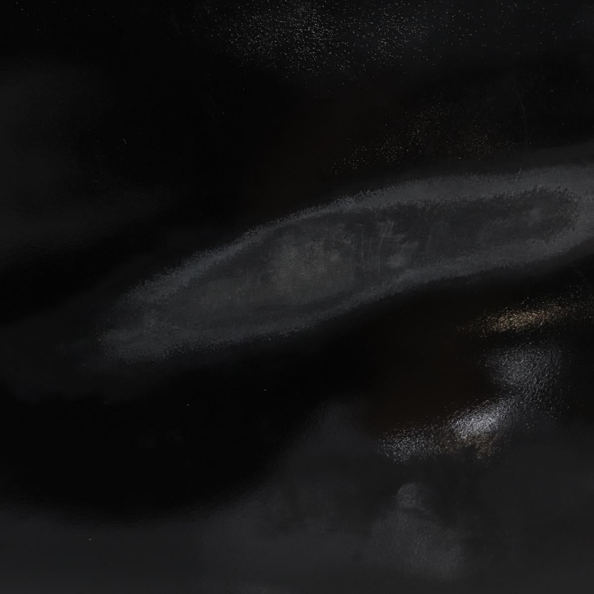 Salvatore Ferragamo Vintage Gancini Chain Shoulder Bag Patent Leather, BLACK, PATENT_LEATHER, Shoulder bag