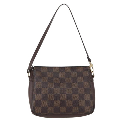 Louis Vuitton Trousse Make Up Bag Damier Canvas, BROWN, CANVAS, Clutche & pouche