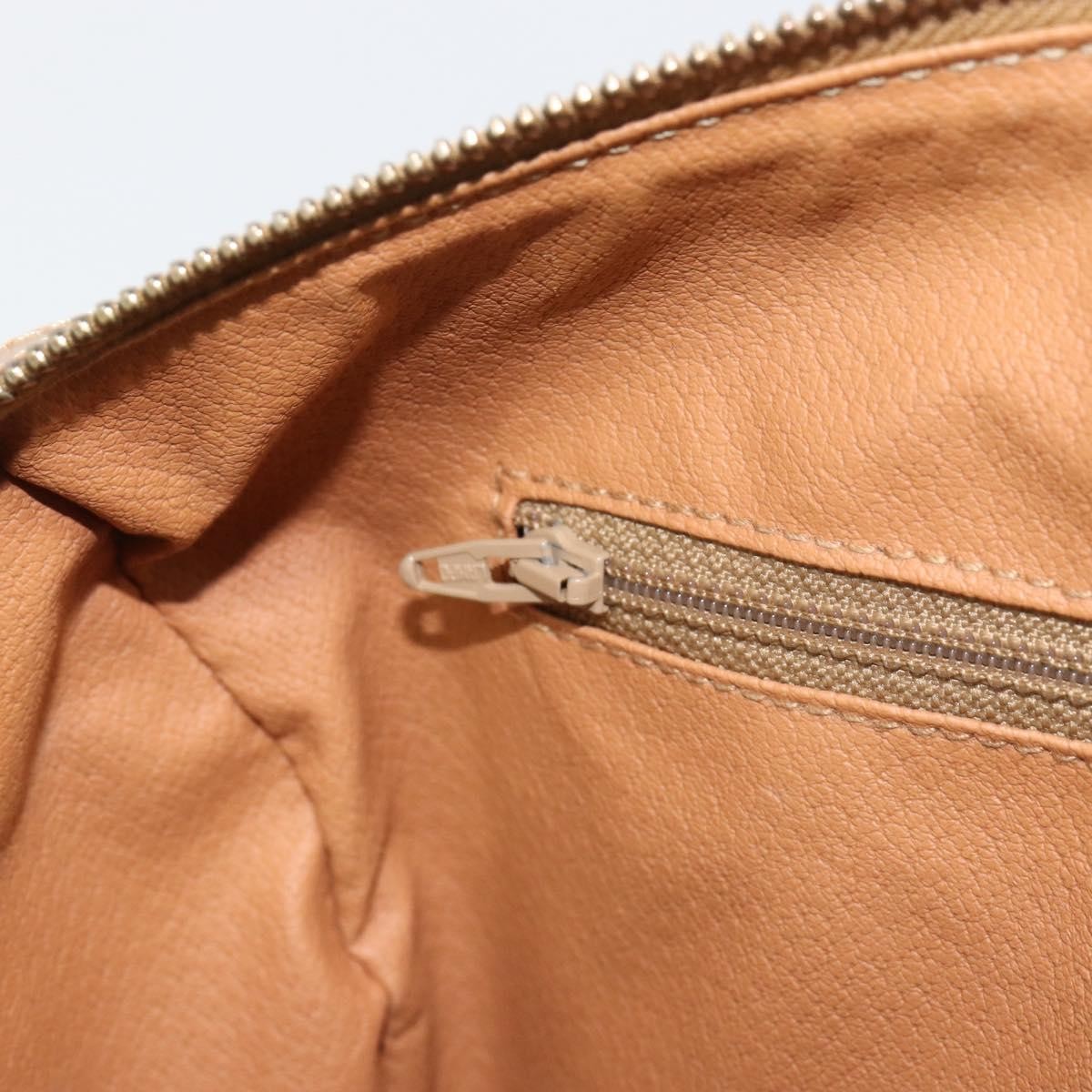 Celine Vintage Macadam Boston bag Canvas, BROWN, CANVAS, Travel bag