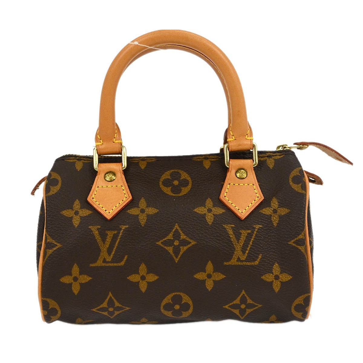 Louis Vuitton Speedy Mini HL Handbag Monogram Canvas, BROWN, CANVAS, Handbag