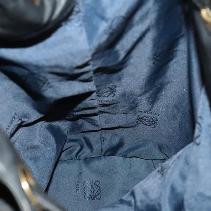 Loewe Vintage Shoulder Bag Leather, BLACK, LEATHER, Shoulder bag