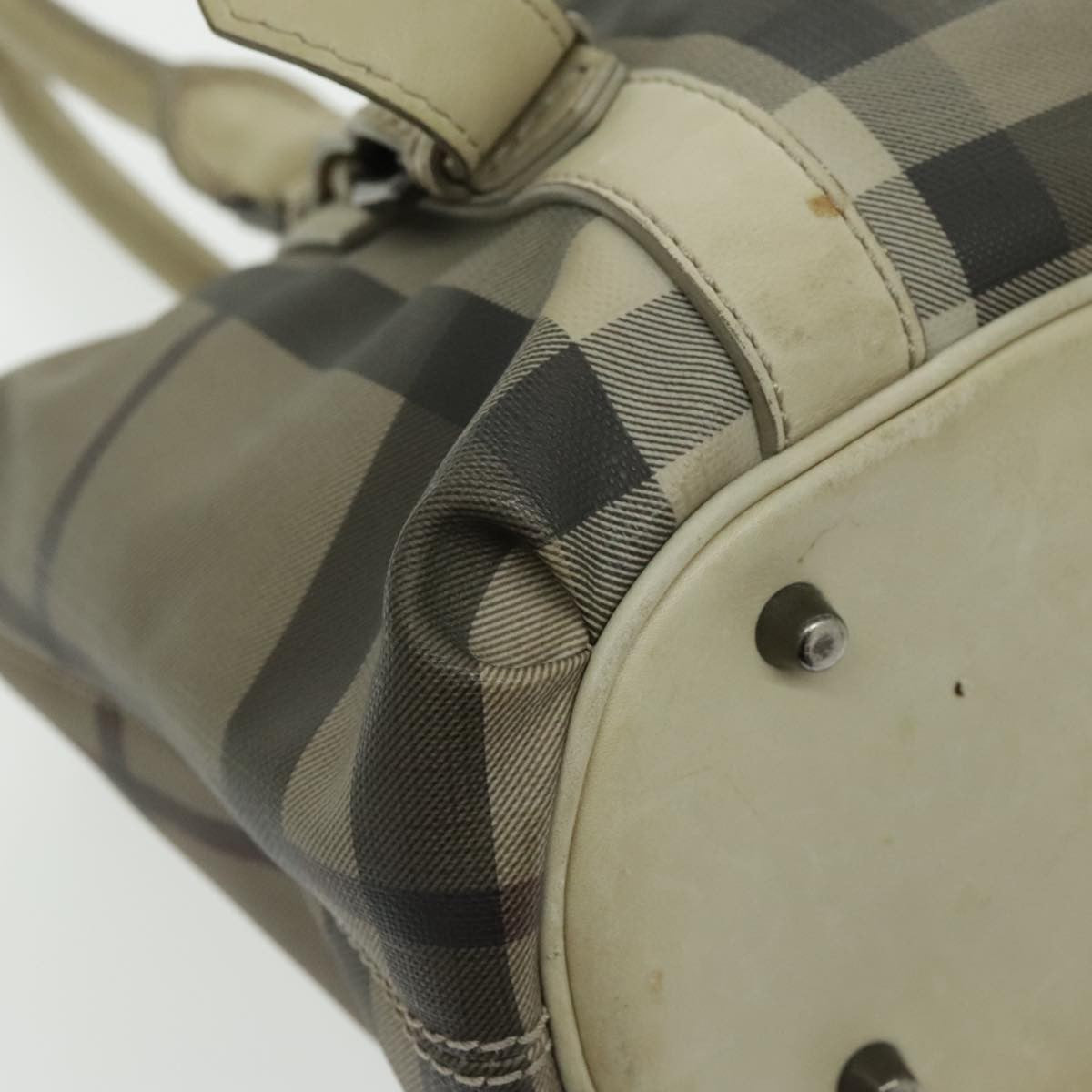 Burberry Nova Check Handbag Nova Check Canvas and leather, BEIGE, CANVAS, Handbag