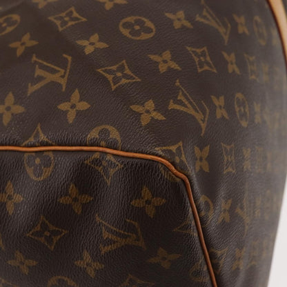Louis Vuitton Keepall Bag Monogram Canvas, BROWN, CANVAS, Travel bag