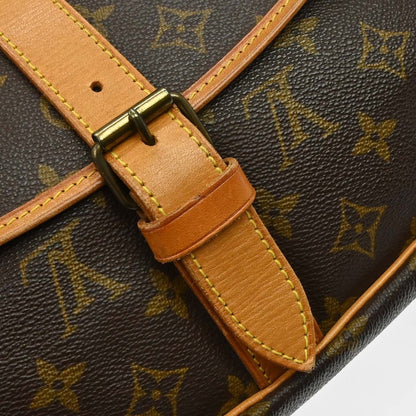 Louis Vuitton Saumur Messenger Bag Monogram Canvas, Brown, Canvas, Handbag