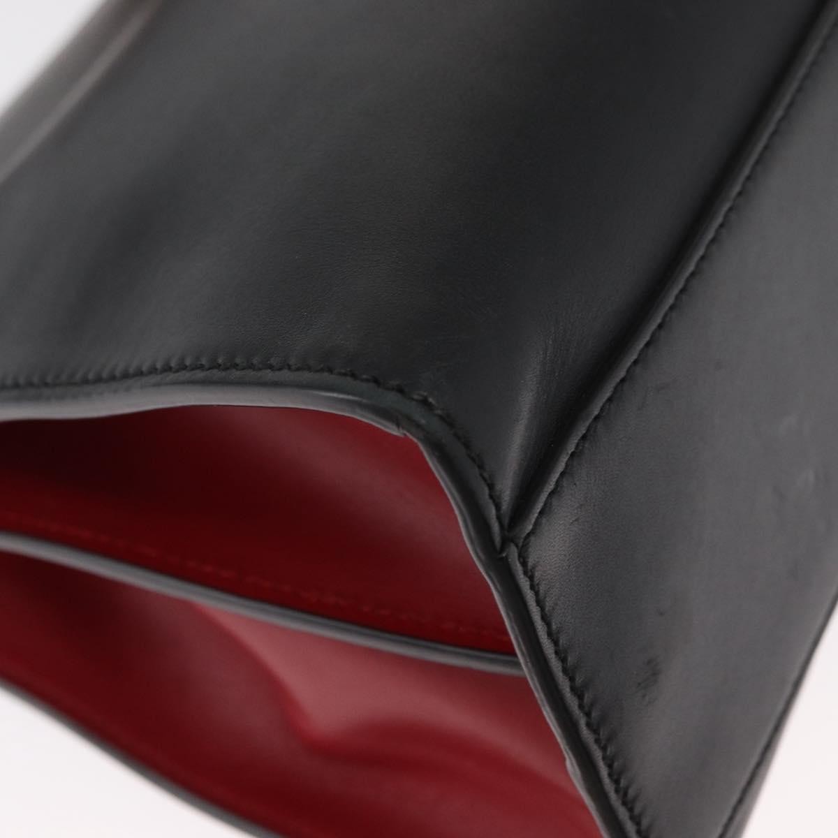 Gucci Nymphaea Top Handle Bag Leather, BLACK, LEATHER, Handbag