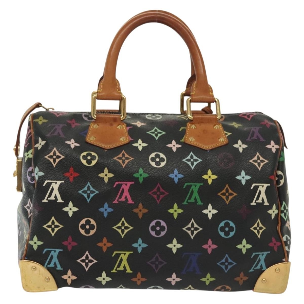 Louis Vuitton Speedy Handbag Monogram Multicolor, MULTICOLOUR, CANVAS, Handbag