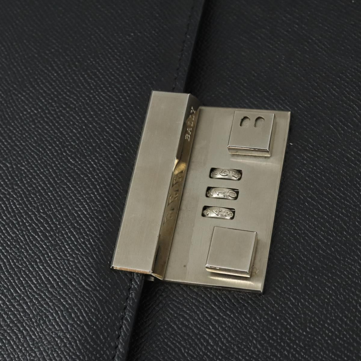 Bally Vintage Shoulder Bag Leather, BLACK, LEATHER, Shoulder bag