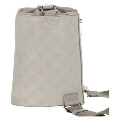 Louis Vuitton Chalk Sling Bag Limited Edition Logo Story Monogram Canvas, WHITE, CANVAS, Shoulder bag