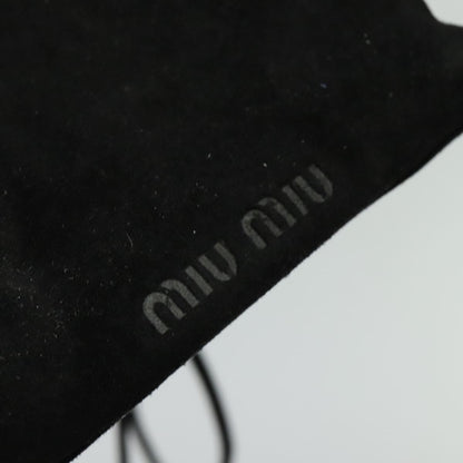 Miu Miu Kisslock Clutch Suede, BLACK, SUEDE, Clutche & pouche